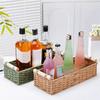 Handwoven Braided Toilet Paper Basket Wood Handle Sundry Storage Basket  Snack