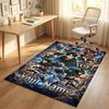 Personalized Crystal Velvet Carpet,Attack On Titan Custom Printed Name, Plush Area Rug For Home Indoor Decor