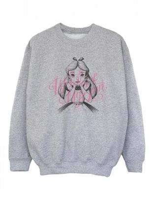Girls Alice In Wonderland In A World Of My Own Sweatshirt