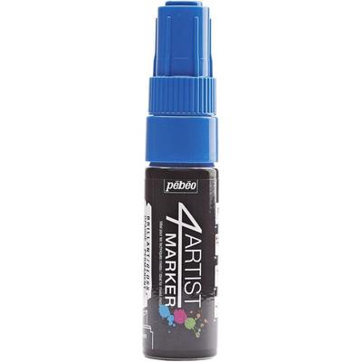 Marker - Indelible - Permanent - Dark Blue - Chisel Tip - 8mm - Pébéo