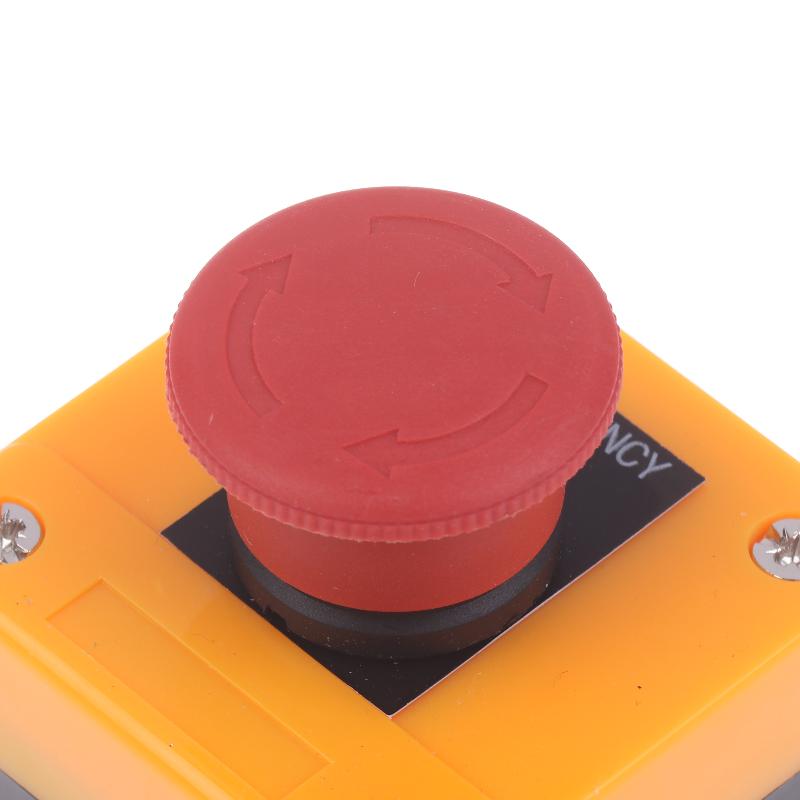 1Nc E-Stop Push Button Switch 10A Latching Button Switch Cnc Exigent Stop Switch For Electrical Industrial Emergency Stop