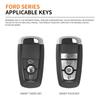 3/4 Buttons Car Key Case Full Cover Shell For Ford Mustang 2017 Edge F250 2018 Fusion/New Mondeo/Expedition Keychain Accessories