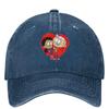 L-Loud Houses Family Cartoon Denim Baseball Cap Outdoor Gym Trucker Hat Summer Women Unisex Classic Design Baseball Caps