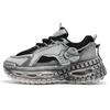 Men's Trendy Breathable Mesh Sneakers with Thick Tire Sole