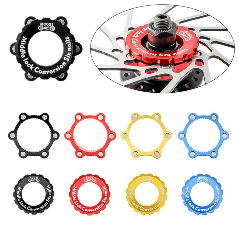 6 Bolts Bike Centerlock Adapter 44mm Axis Disc Brake Rotor Adapter Bike Modification