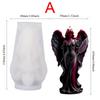 Flügel Göttin Duftende Silikon Kerzenform DIY Gebetsengel Skulptur Gips Harz Form Frauen Kerzenherstellung Zubehör Heimdeko
