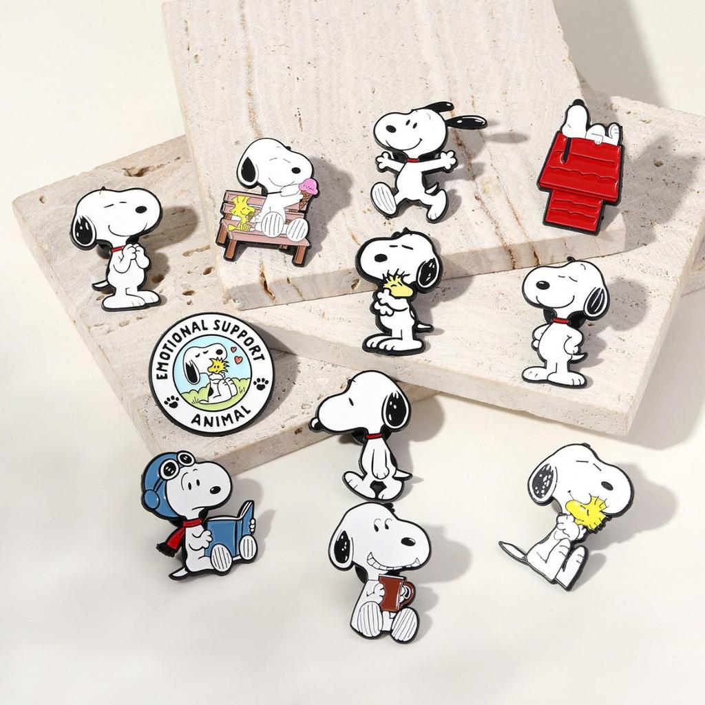 Snoopy Cute Beagle Alloy Brooch Pin