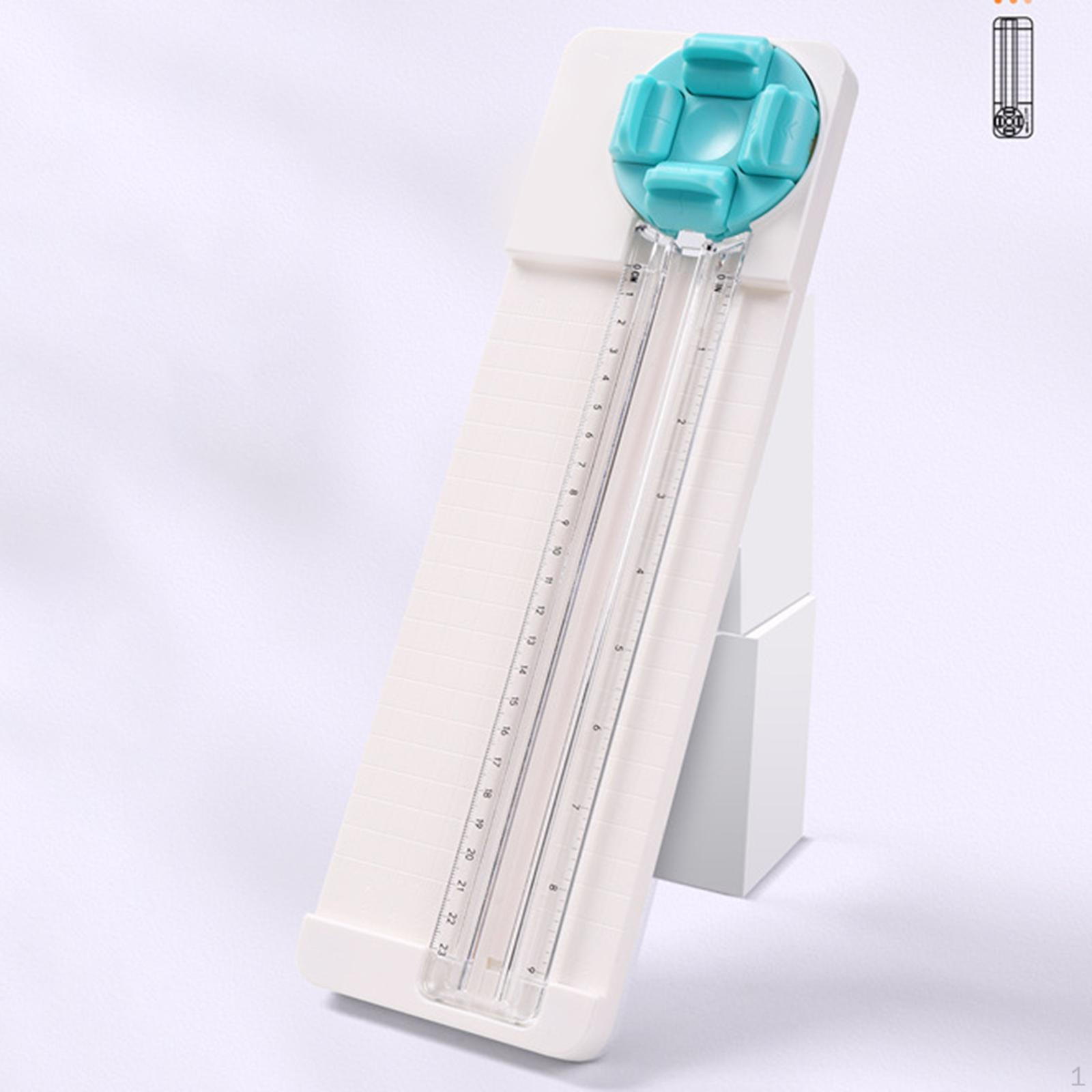 

Резак для бумаги, ручной работы, портативный инструмент для скрапбукинга, резка картона зелёный