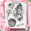 Beautiful Clear Plastic Stamper Block for DIY Scrapbooking Diary Embellishments X3UC