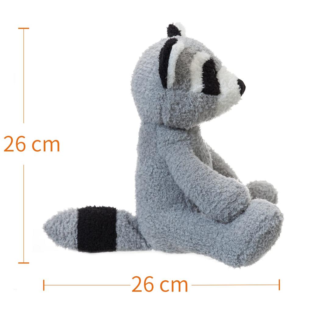 Apricot Lamb Arctic Velvet Raccoon Plush Toy for Kids, Soft and Cute, Fluffy Arctic Velvet Raccoon for Girls and Boys, 23cm