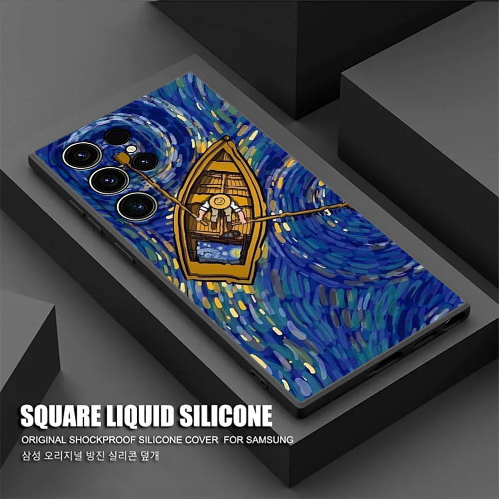 Interessante Custodia Arte di Van Gogh S26Ultra per Samsung Galaxy S26 S25 S24 S23 S20 S21 FE S22 Ultra S26 Plus 5G Custodia Morbida per Telefono