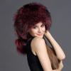 Nuovo cappello Lei Feng in vera pelle con pelliccia di volpe cappello di pelliccia autunno e inverno cappello da donna nord-orientale pelo di procione cappello grande a cinque pompon cappello alla moda