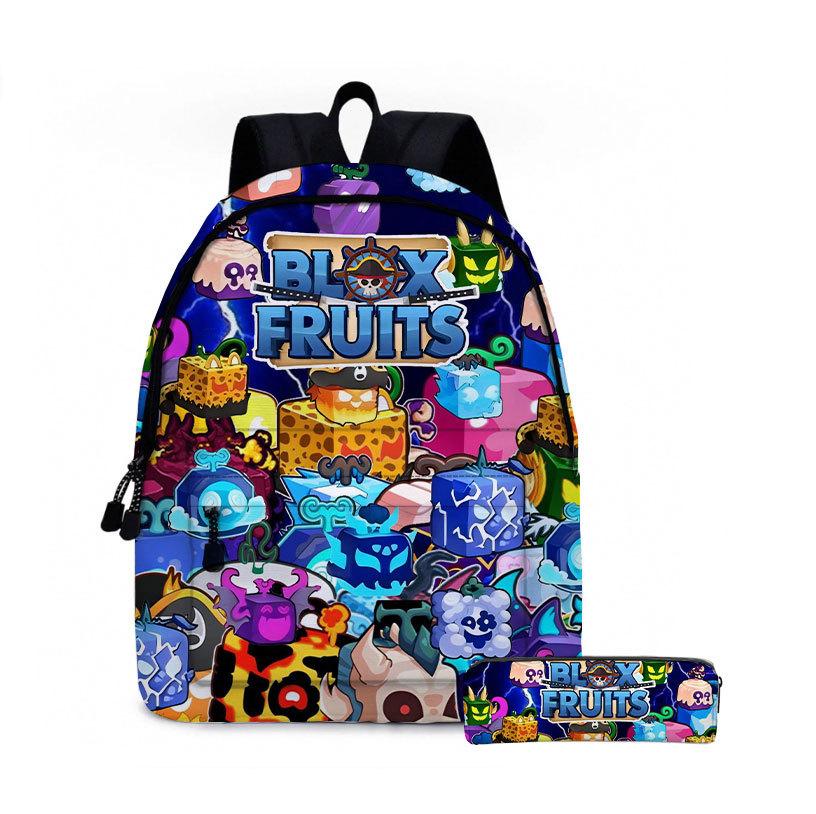 Blox Fruits Primary And Secondary School School Bag Children S Backpack Backpack Pencil Case pencil case
