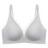 Seamless Lingerie Women's Semi-fixed Cup Gathering Bra for Breast Retraction and Anti-sagging Thin Design Without Underwire Push Up Bra