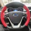 Leather Steering Wheel Cover for Emgrand GS/GL, Geely Boyue, Binyue, Vision, Borui - Custom Hand-Sewn