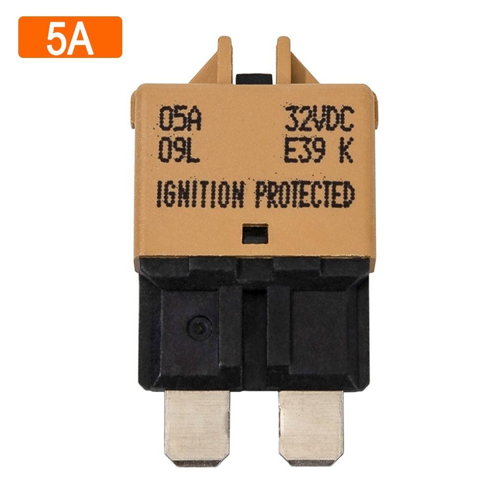 Automatic Recovery ATC Blade Fuse Manual Reset Car Protectors  Car Motorcycle Truck Boat Marine