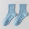 Cotton Pilates Socks for Women Breathable High-elastic Yoga Socks Sweat-absorbent Non-Slip Grip Floor Socks for Yoga Dance
