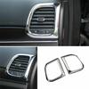 Console Side Outlet Vent Frame Cover For Jeep Grand Cherokee 11-20 Chrome Silver