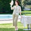 2026 Spring/Summer Women's Floral Print Short-Sleeve Two-Piece Casual Set