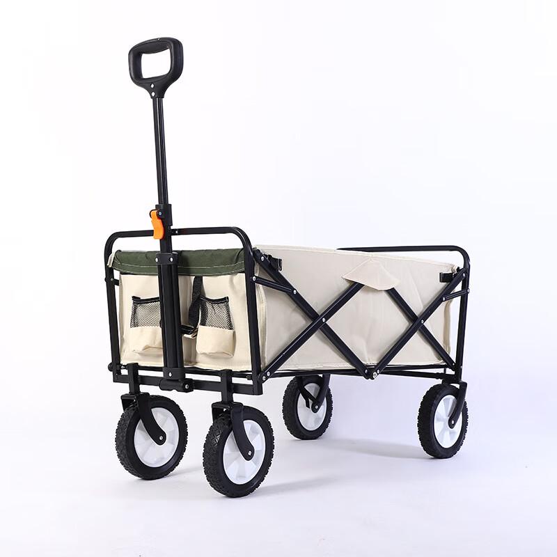 UOSU Large Folding Camping Wagon with Canopy & Table
