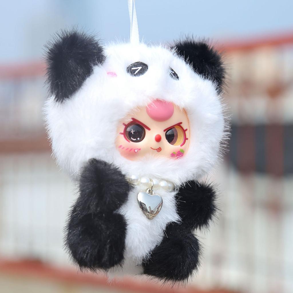 Baby Three-year-old Turned Into Vinyl Doll Animal Plush Toy Doll Pendant Keychain Wholesale Birthday Gift Girl