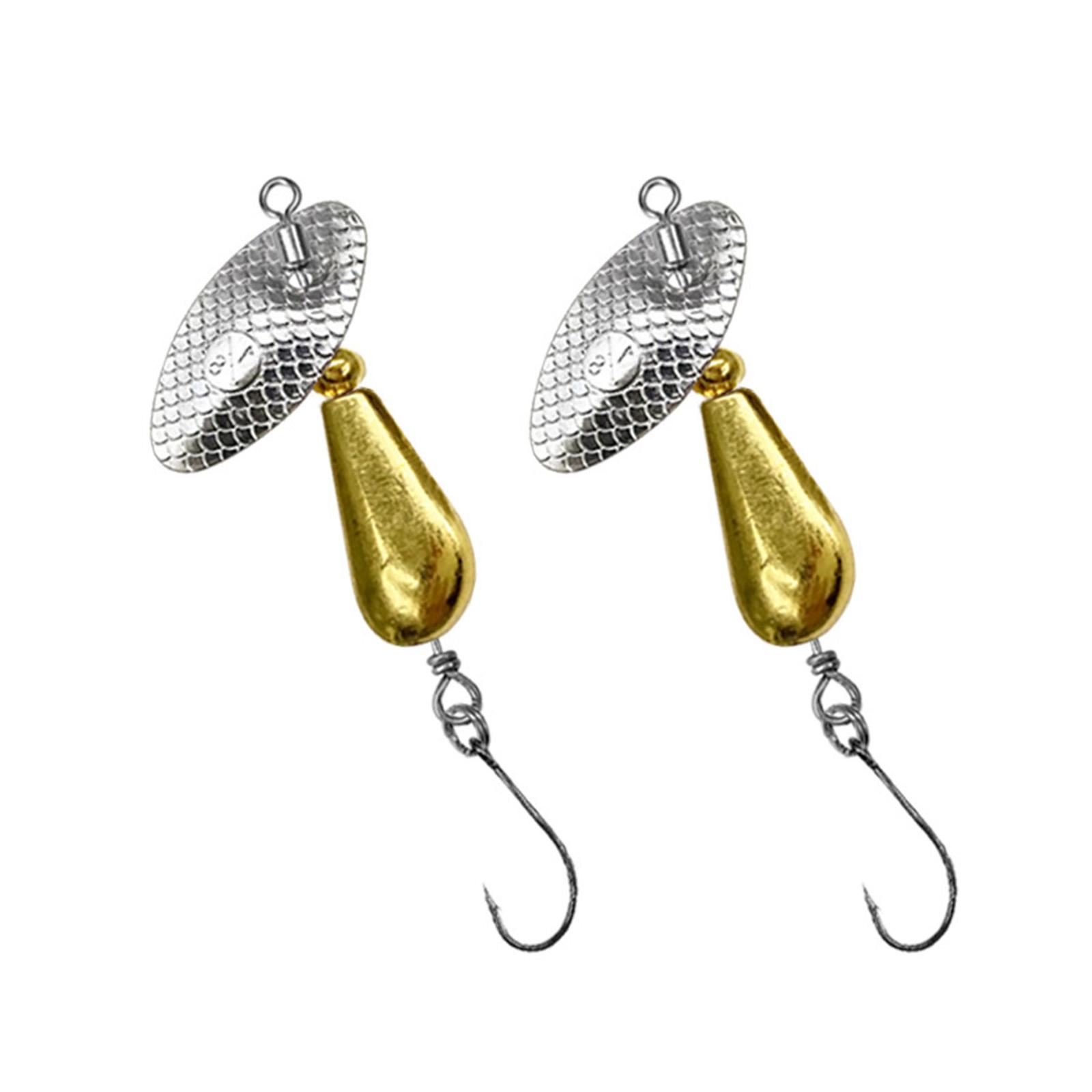 

2pcs Fishing Spoons Metal Lures Hard Fishing Lures Sequin Baits for Trout Bass Spinner Baits Fishing Tackle Accessories 2.8g