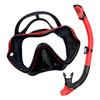 Professional Scuba Diving Mask & Snorkel Set for Adults Tempered Glass Panoramic View Swimming Training Snorkeling Kit