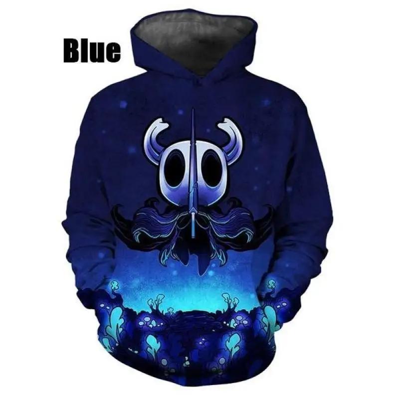 Hollow Knight Hoodie para homens mulheres moda 3D casual pullovers moletons streetwear manga longa plus size moletons masculinos