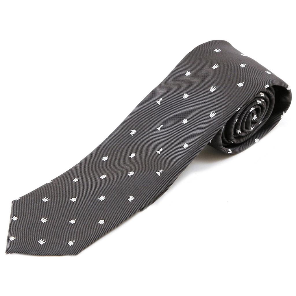 Necktie The Game Nishijin Woven Tie Dark Gray Sword Width 7cm Length 142cm [Fortuna Tokyo] FT-T06. Men's FT-T06