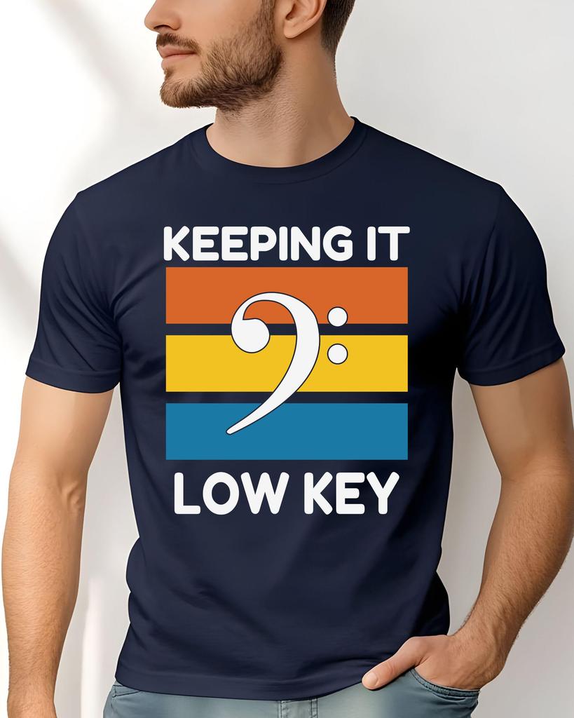 Unisexs And Unisexs Style Casual And Fashionable Artistic Design Lowkey Bass Band Tshirt Musicians Retro Stripes