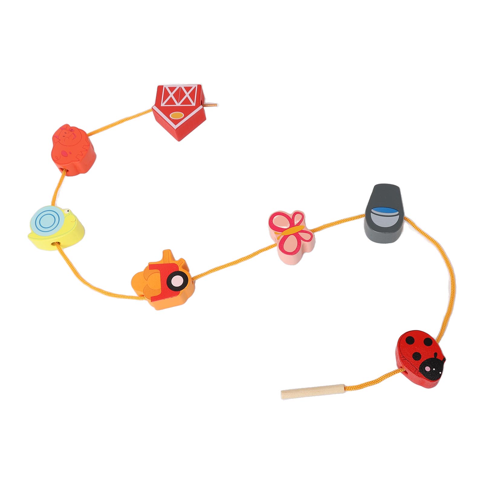 

Шнуровка Ферма Игрушка Раннее Образование Легкая Деревянная Сделай Сам Шнуровка Бусины Игрушка для Детей Малышей