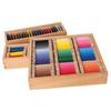 1/2/3 Color Board Wood Preschool Toy Montessori Sensorial Material Learning Color Tablet Box Educational Learning Toys