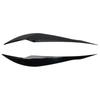 1pair Car Eyebrow Headlight ABS Plastic 40x5x5cm Gloss Black Flexible For BMW 3-Series F30 F35 13-18 Auto Light Accessories