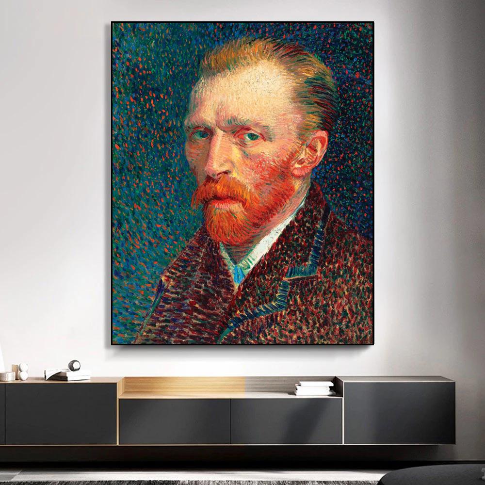 

Отпечатки настенных плакатов на холсте с выставкой автопортретов Ван Гога 21cm×30cm NoFrame