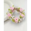 1 Pcs Women Fairyism Pearl Flower Headband Hair Accessory Suitable For Daily Hair Tying As A Gift