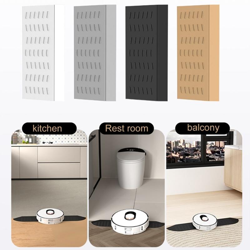 Robot Climbing Mat Rubber Sweeping Robots Ramp Mobility Ramp Vacuum Cleaner Ramp Rubber Ramp for Home Door Threshold