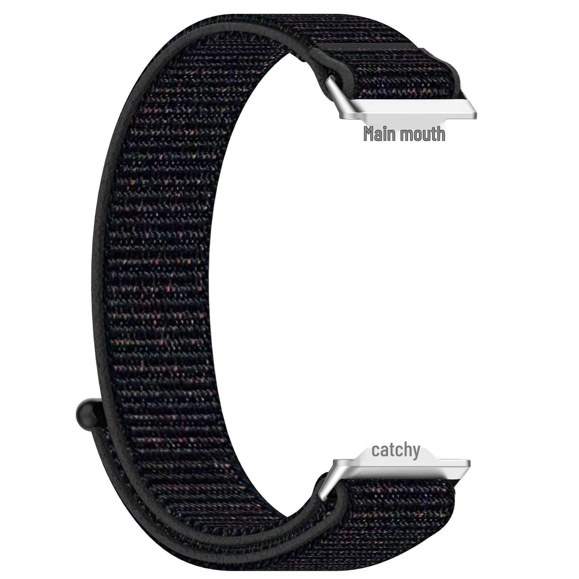 

Compatible Velcro Strap and Woven Nylon Loop Wristband for Huawei Band 11/11 Pro - Easy Removal 11 Series and 11 Pro Compatible