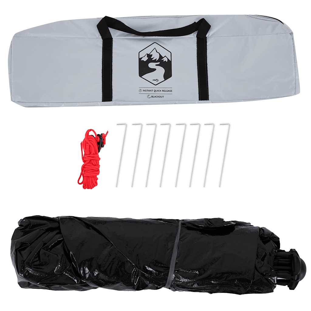 2 Person Camping Tent White Blackout Fabric Quick Release System