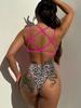 New sexy hollowed-out halter beautiful back one-piece swimsuit sexy bikini