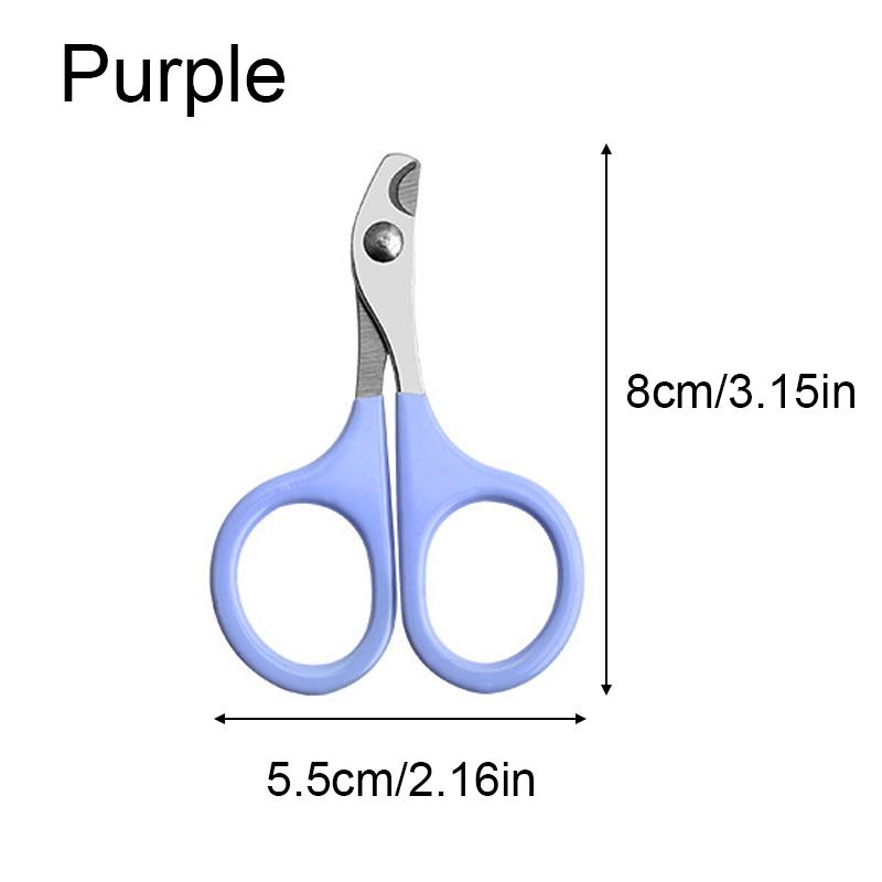 Pet Nail Half Moon Nail Scissors Suitable For Cats And Dogs And Other Small Pet Nail Care Grooming Scissor Claw nail