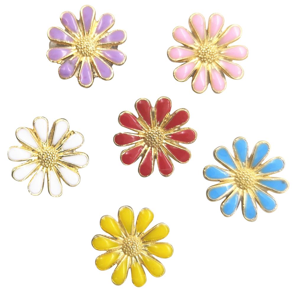 Buy 30 Pcs Push Pins Decoration Daisy Shaped Pushpins Thumbtack