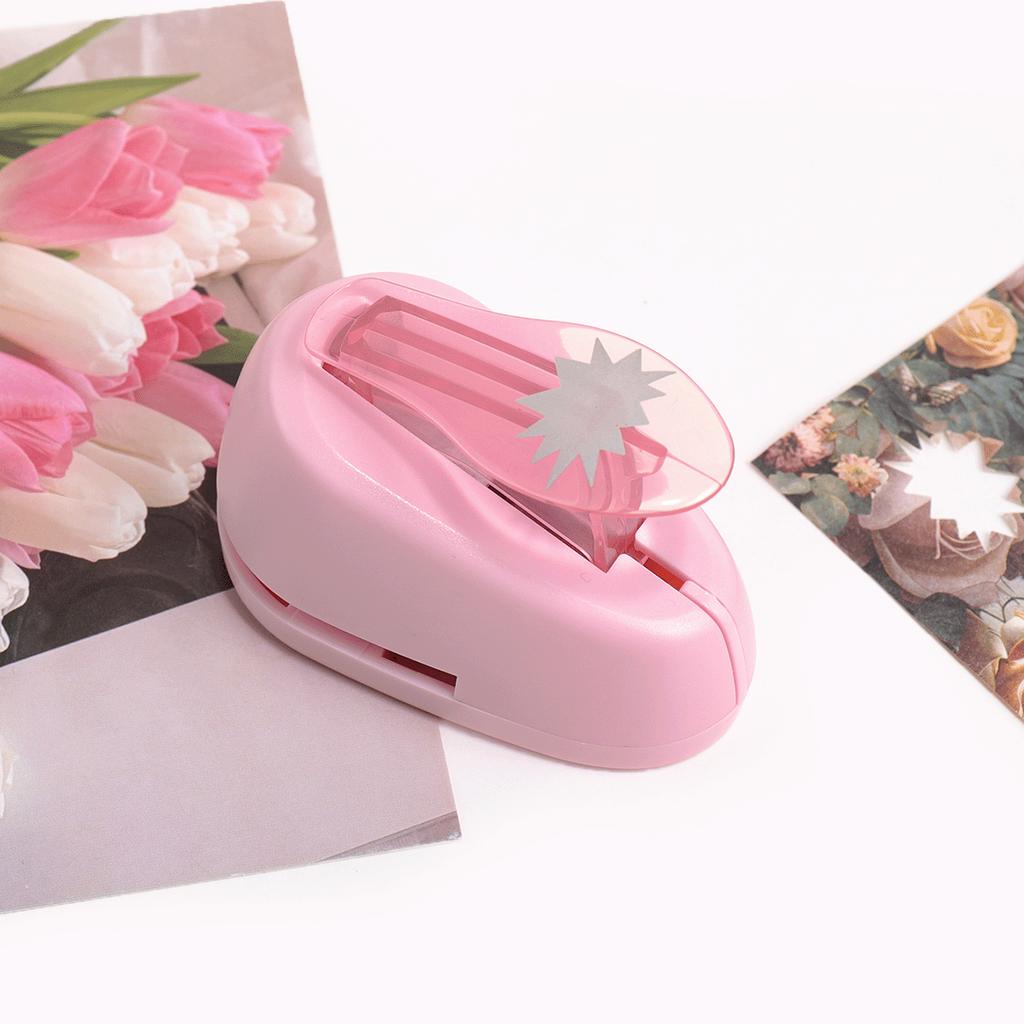 Stamp Shaped Paper Punch, Portable Hole Puncher for Crafts, Scrapbooking Supplies, DIY Card Making & Paper Crafting Tool Gift