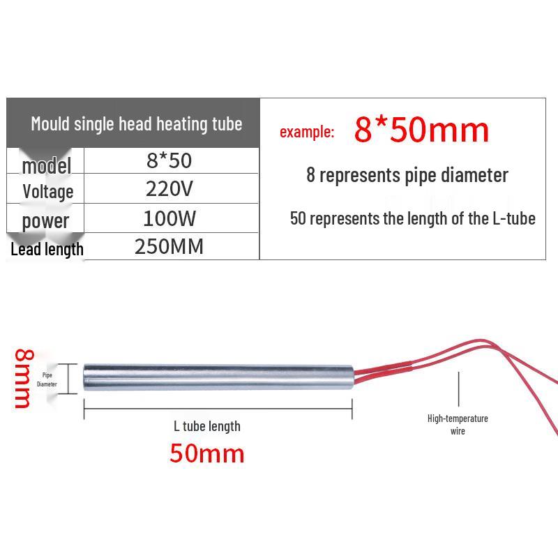 Single Head Electric Heating Tube