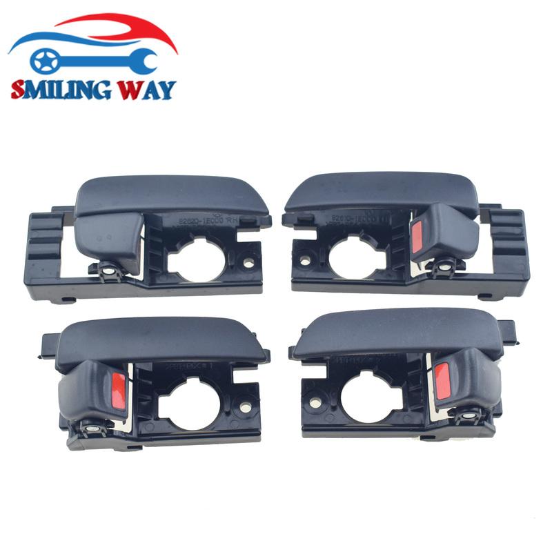 Black / Grey Interior Door Handle For Hyundai Accent 1.6L 2006 2007 2008 2009 2010 2011 Front Rear Left Driver Right Passenger
