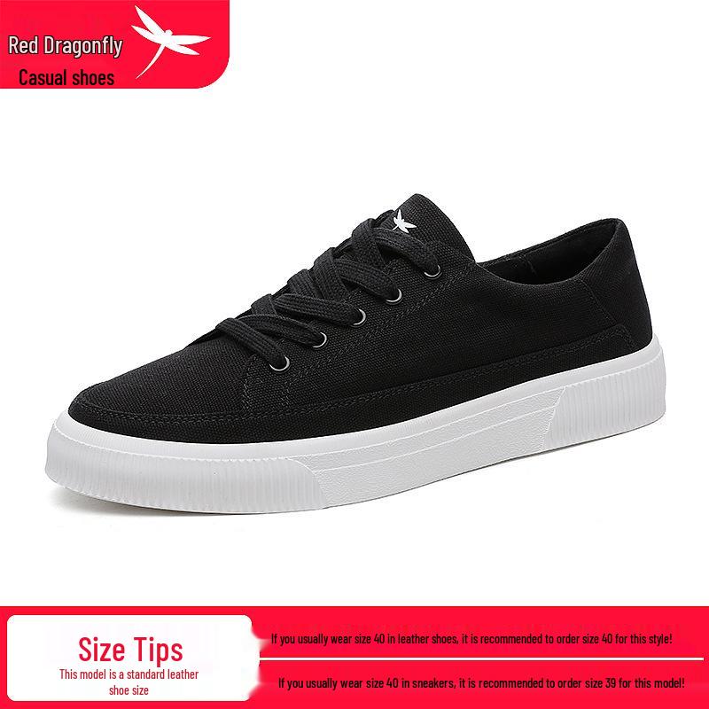 Red Dragonfly Men s Breathable Canvas Casual Shoes – Lightweight, Comfortable, Versatile Mesh Flats 40