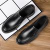 Breathable Men Oxford Shoes Luxury Brand Man Formal Dress Footwear Fashion Style Business Shoes Genuine Leather Slip on Footwear