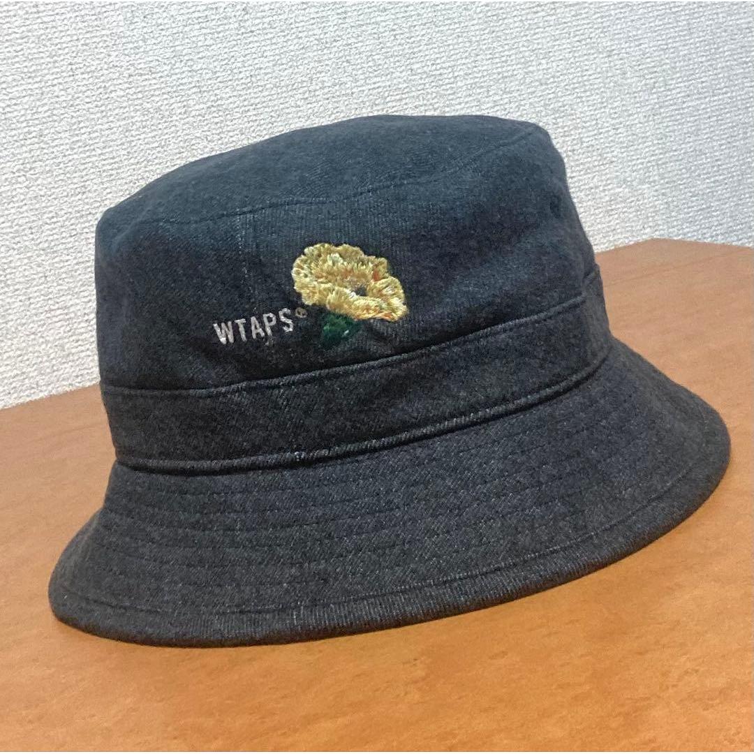 Used New/Unused!!  WTAPS bucket hat embroidered charcoal gray