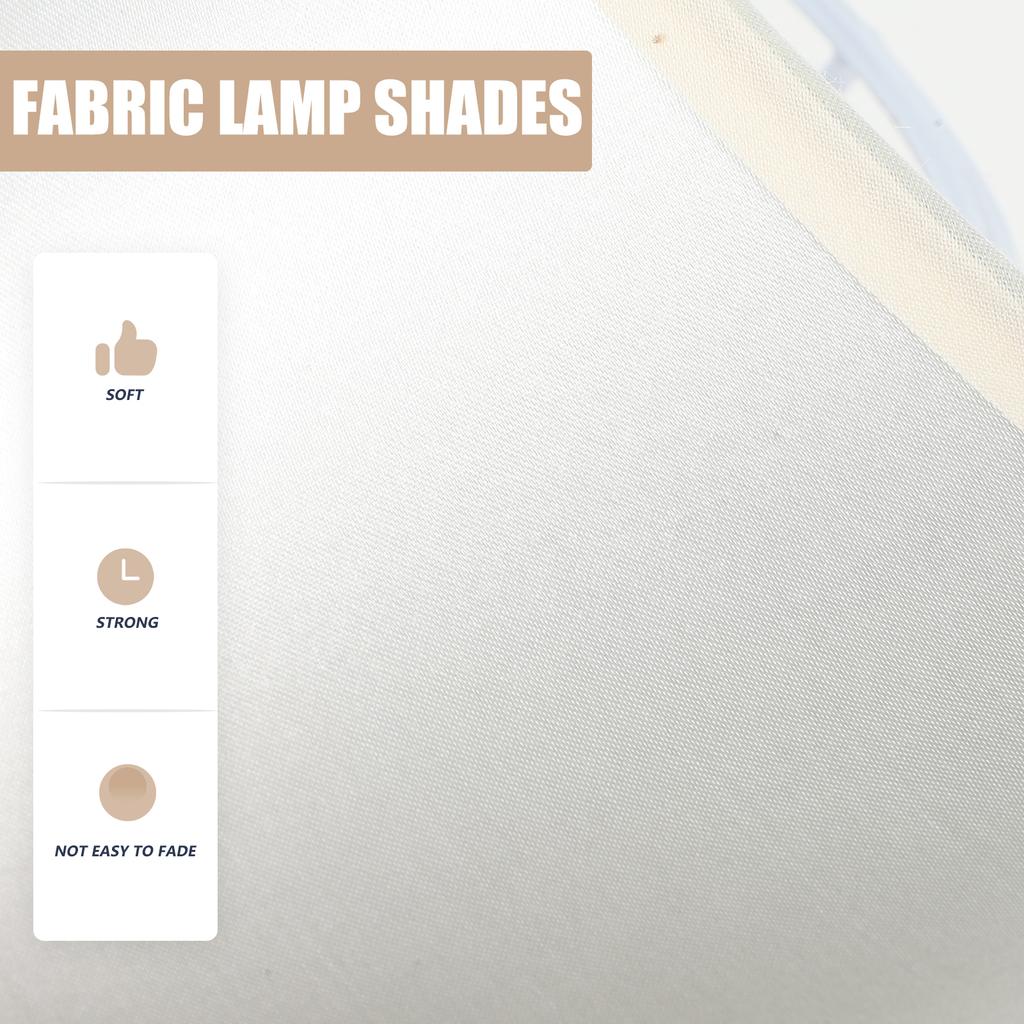 Stoff Lampenschirm E27/E14 Sockel Zylinderform Abdeckung Für Wand Schreibtischlampe Ersatz Kleines Retro Licht Zubehör Dekorativ Innen