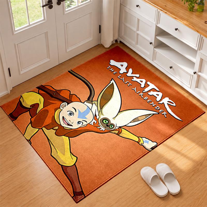 Avatar The Last Airbender Carpet Door Mat for Living Room or Bedroom Protective Mat Under Chair Office Decoration Christmas Gift Birthday Present