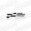 Adesivo Metallico 3D Nuovo Emblema JCW Decorazione Adesivi Posteriori per Bagagliaio Laterali per Mini Cooper ONE S Countryman Clubman R59 R60 Styling Auto